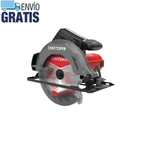 Sierra Circular De 7 – 1/4 Pulgadas De 13 Amperes Craftsman CMES500 - Imagen 2