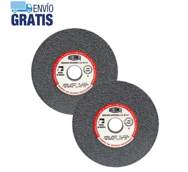 Esmeril de Banco 6" + 2 Ruedas para Esmerilado Austromex - Imagen 3
