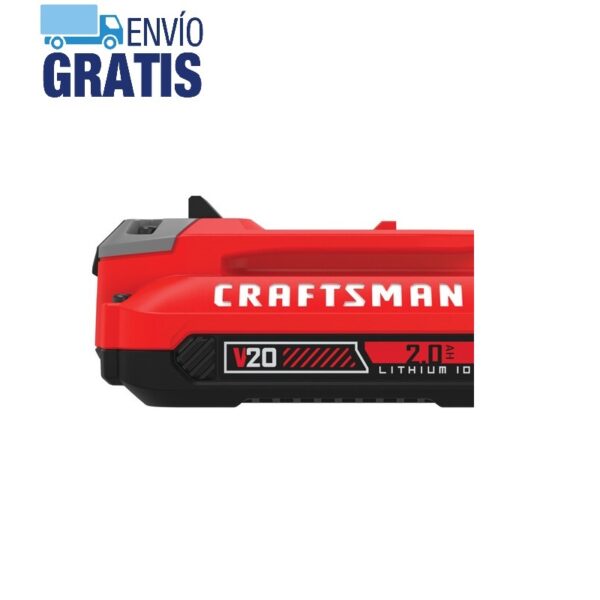 Batería de Ion Litio de 20V 2.0Ah Craftsman CMCB202 - Imagen 2