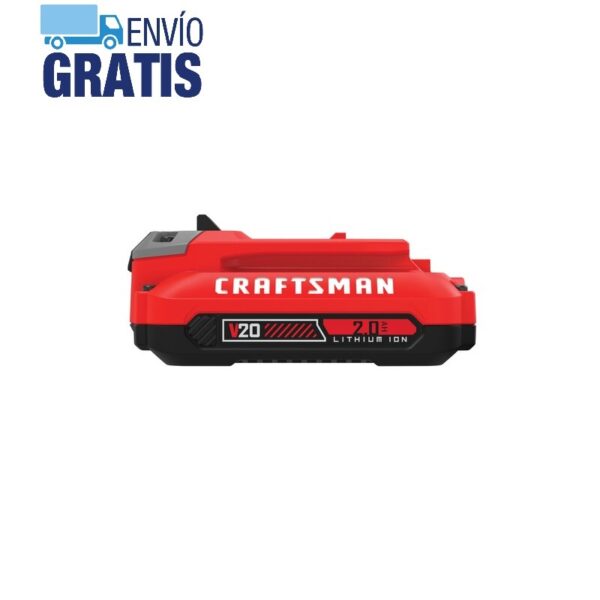 Batería de Ion Litio de 20V 2.0Ah Craftsman CMCB202 - Imagen 6