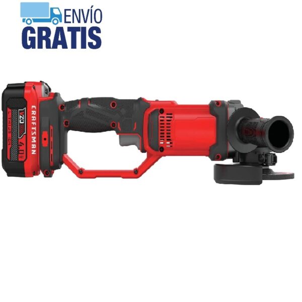 Amoladora angular Inalámbrico 4-1/2 pulg. Craftsman CMCG400M1 - Imagen 3