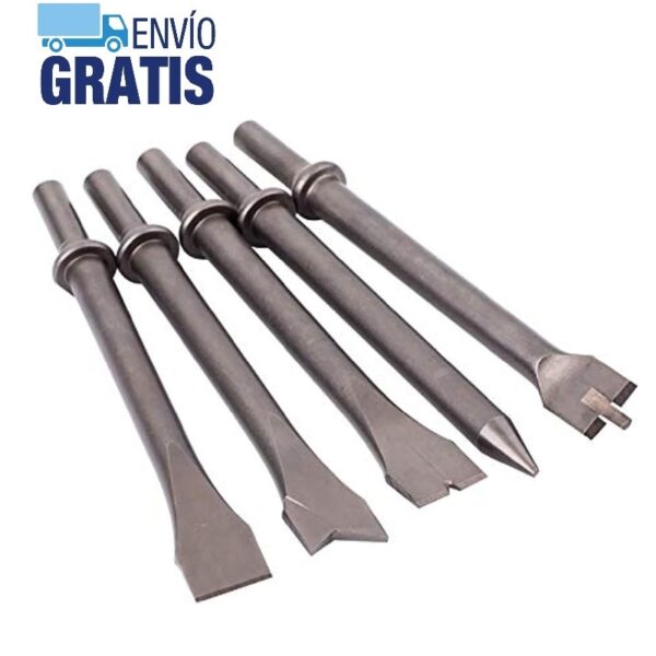 Juego de cinceles de martillo neumático 5 piezas Craftsman CMXZTSG1056NB