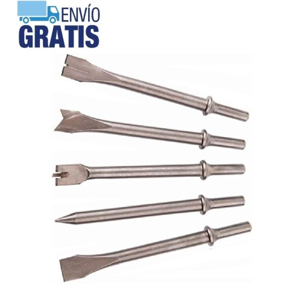 Juego de cinceles de martillo neumático 5 piezas Craftsman CMXZTSG1056NB - Imagen 3