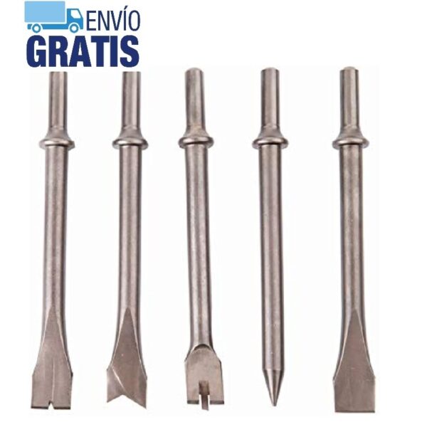 Juego de cinceles de martillo neumático 5 piezas Craftsman CMXZTSG1056NB - Imagen 4