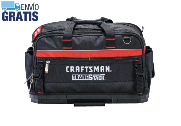 Bolsa de herramientas, 22.5 pulgadas, poliéster duradero, negro y rojo Craftsman CMST21450