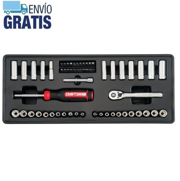 Juego de herramientas mecánicas 104 piezas y cajonera Craftsman CMMT45068 - Imagen 3