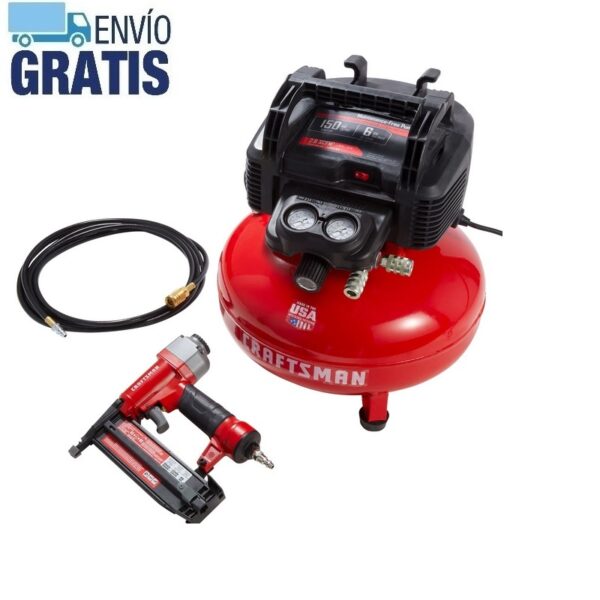 Kit clavadora Brad y compresor de aire Craftsman CMEC1KIT18 - Imagen 2