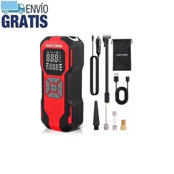 Inflador inalámbrico USB y fuente de alimentación Craftsman CMXPTXA1201