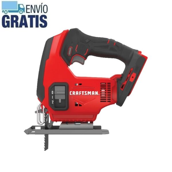 Sierra caladora inalámbrica V20 (solo herramienta) Craftsman CMCS600B - Imagen 2