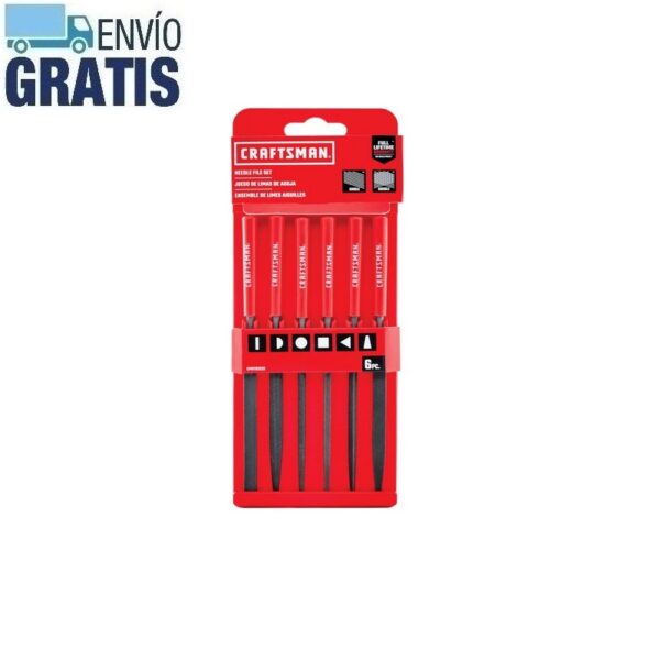 Juego De Limas De Aguja (6 Piezas) Craftsman CMHT82529 - Imagen 2