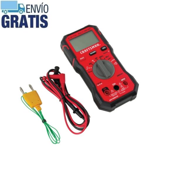 Multímetro Digital Automático MAX De 600V Craftsman CMMT14171 - Imagen 2